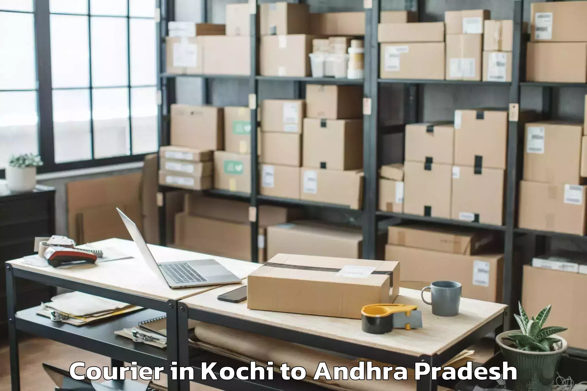 Affordable Kochi to Pedanandipadu Courier